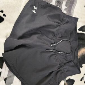 Under Armour Black Women's Training Shorts with Drawstring